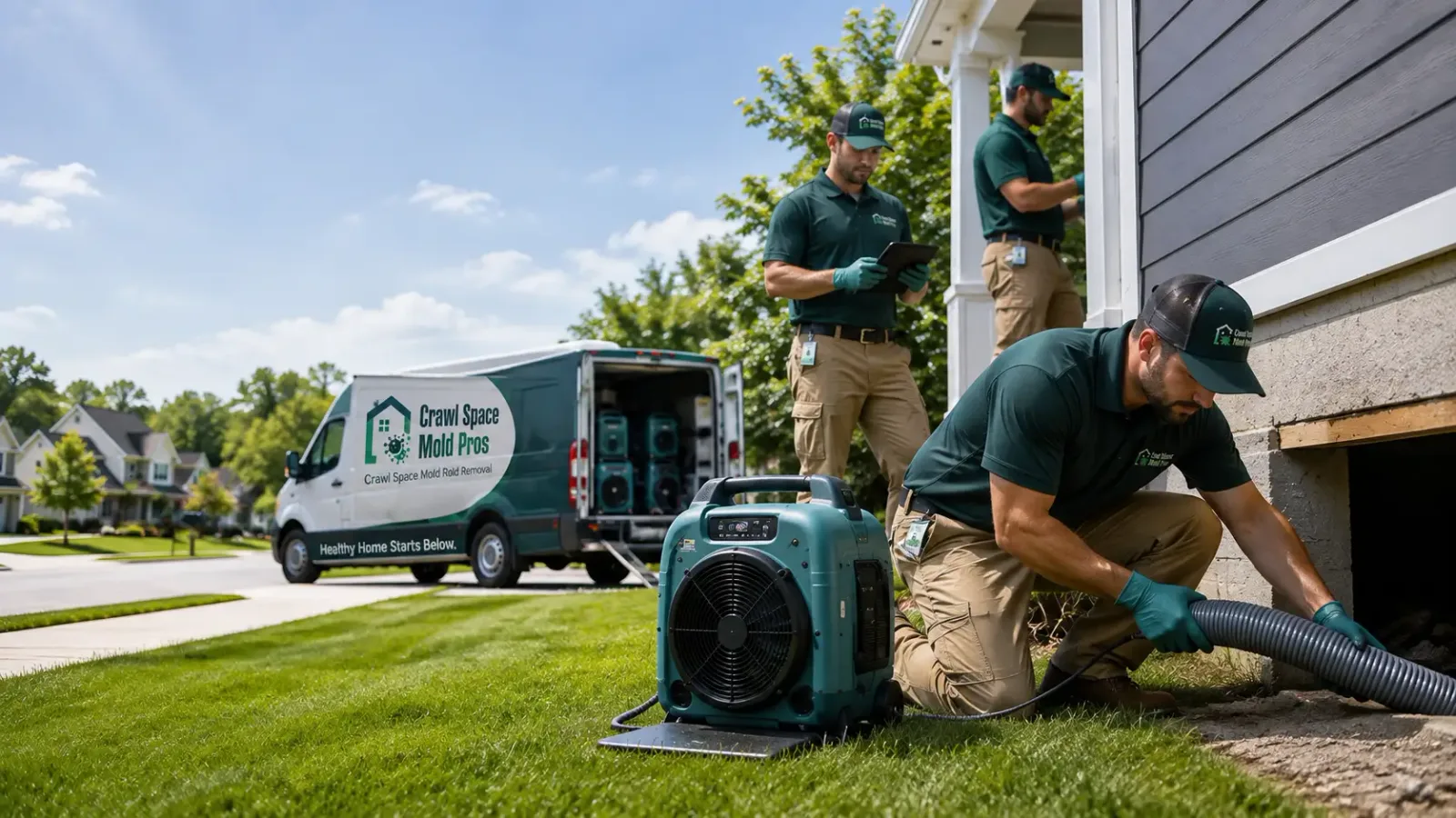 Crawl Space Mold Removal in Franklin, MN